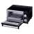 Clatronic MPO 3520 Multifunctional Pizza Oven with grill rack and tray inside, open door