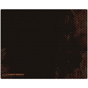 Esperanza EGP101R Gaming Mouse Pad - Red and Black Honeycomb Design - Esperanza Mouse Pad