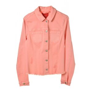 s.Oliver jachetă de blugi roz, vedere din față - Îmbrăcăminte pentru femei