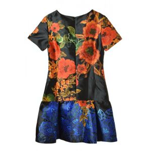 Desigual rochie cu mânecă scurtă cu imprimeu floral pentru femei – 40 126940709 - Îmbrăcăminte pentru femei