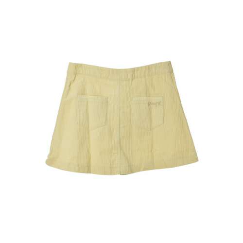 Desigual Női Kordbársony Szoknya - Bézs - Virágmintás Hímzés 32102111