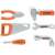 Cutie de instrumente cu accesorii Black & Decker Smoby #gri-portocaliu 32102312}