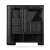 Modecom Oberon Pro Computergehäuse mit Glasfenster, schwarz, Rückansicht