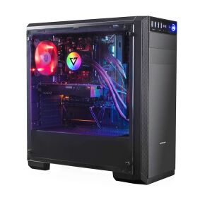 PC skrinka Modecom Oberon Pro Glass Window - Vstavaný počítač s RGB osvetlením - Modecom