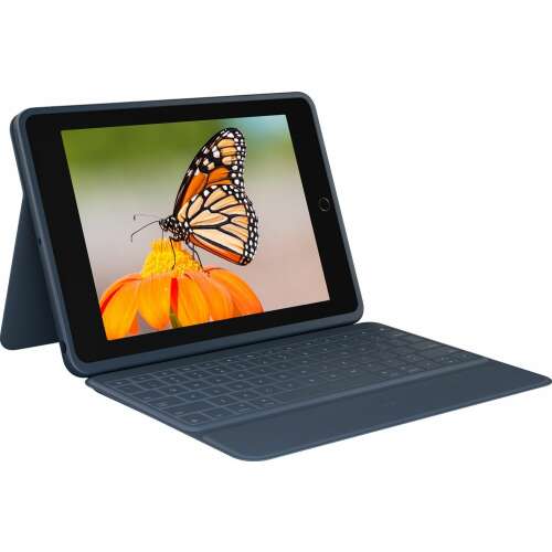 Logitech Rugged Combo 3 Apple iPad Billentyűzetes tok - Kék (Angol) 93389288 - Logitech