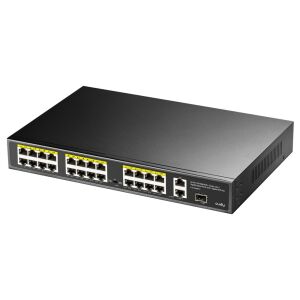 Cudy FS1026PS1 PoE+ Switch, 24 Port Fast Ethernet mit Gigabit Uplink - Cudy Switches