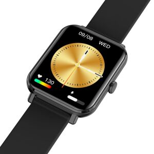 Angled view of Garett GRC Classic Black Smartwatch - Smart device
