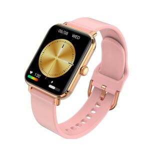 Garett GRC Classic Gold-Pink Smartwatch angled view - Smartwatch
