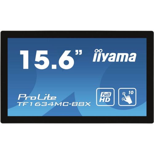 Monitor touchscreen iiyama ProLite TF1634MC-B8X 15.6 inch