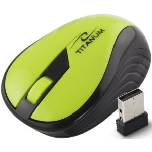 Mouse fără fir TM114G 2,4 GHz 3D, USB optic verde curcubeu 133982471 - Esperanza Mouse