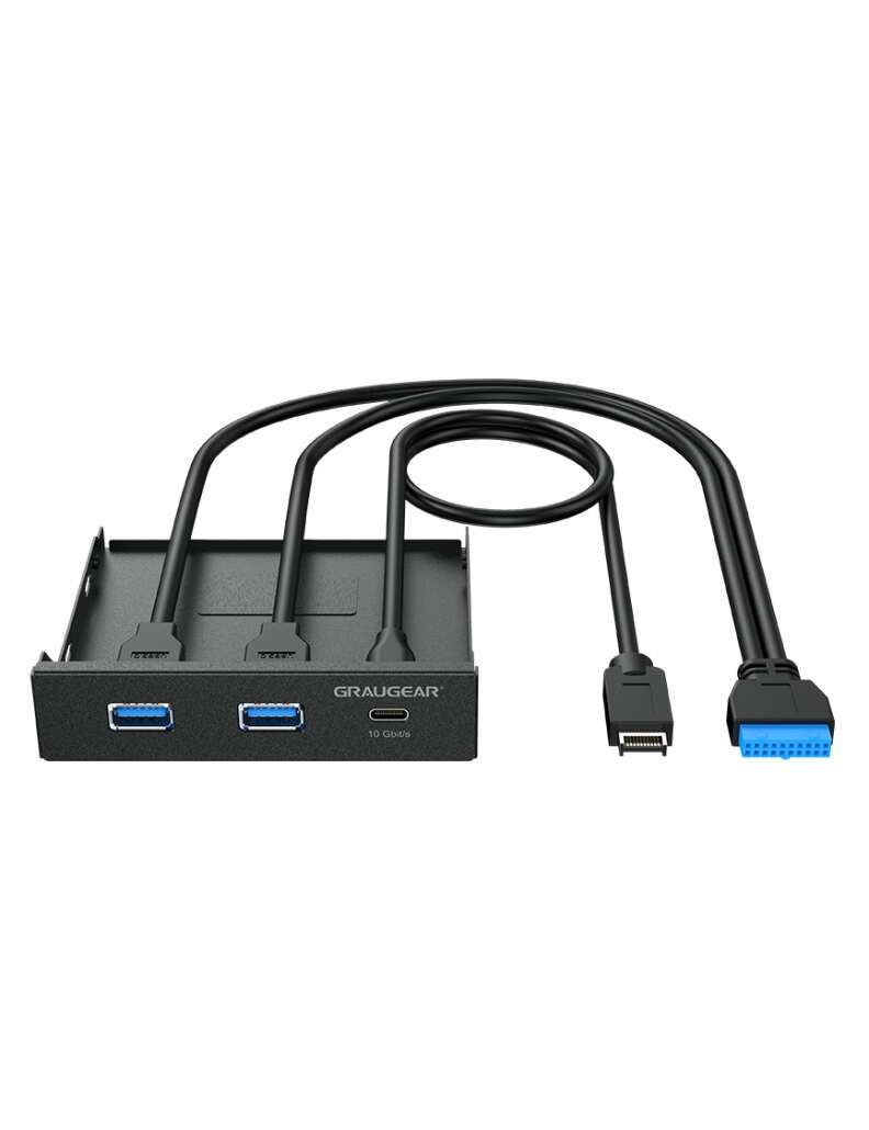 Graugear Multi Frontblende mit USB Hub