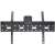Nowa Gwiazda LFD-W2640MP uchwyt ścienny do telewizora dla ekranów 37-75 cali, czarny, widok z przodu z opcjonalnym akcesorium
