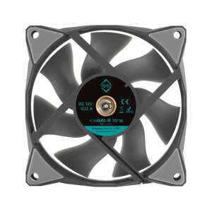 Iceberg Thermal IceGALE Xtra 80mm PWM Lüfter, grau, Vorderansicht - PC-Ventilator