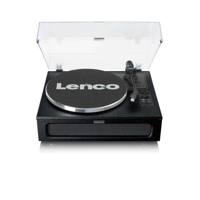 Lenco ls-430 lemezlejátszó beépített hangszóróval - fekete