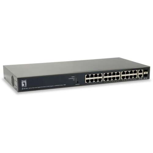 LevelOne GEP-2651 Smart Gigabit PoE Switch front view