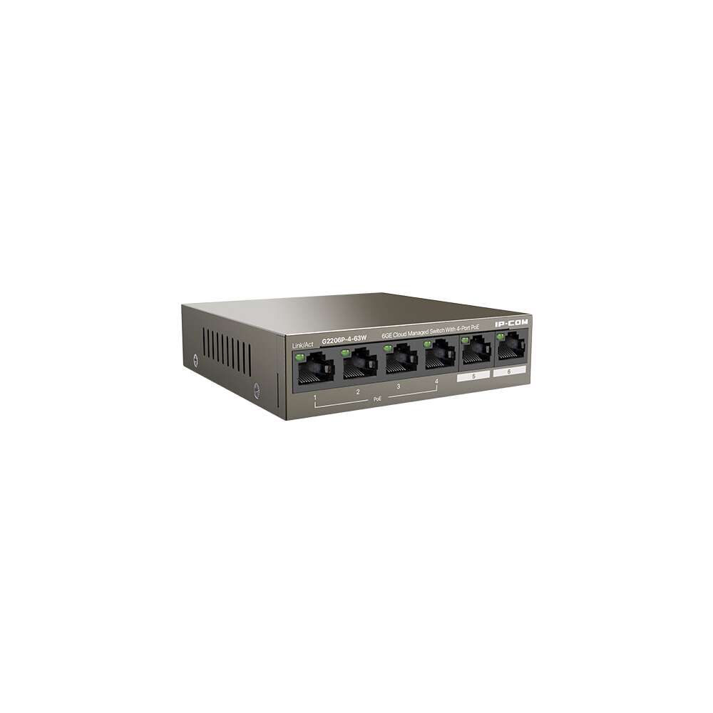 IP-COM G2206P-4-63W PoE Gigabit Switch
