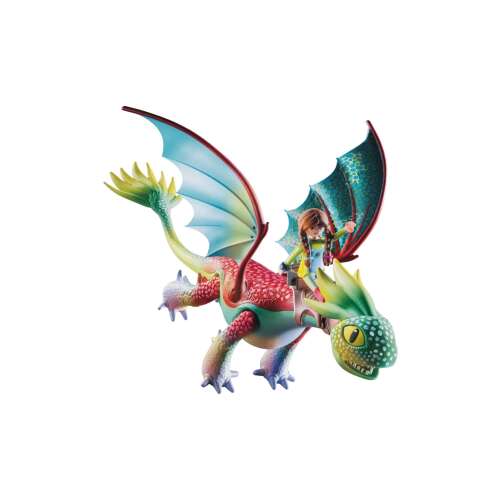 Playmobil Sárkányok A kilenc birodalom Feathers sárkány Alex figurával - Playmobil Dragons