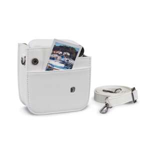 Cullmann RIO Fit 120 Instax Mini 12 kamera tok, fehér, levehető fedéllel, extra zseb tartozékokhoz, levehető vállpánttal, tartós anyagból, puha béléssel - Fényképezőgép táska & tok
