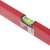Matrix 800mm red aluminum level with 3 vials for horizontal, vertical and 45 degree angle measurements