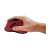 Hand hält LogiLink TI020 Wireless Ergonomische Maus - Rot