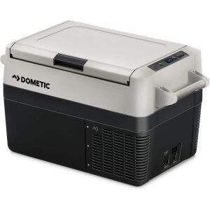 Dometic CFF 35 frigider electric portabil, capacitate 35 litri, vedere unghiulară - Transportatori de alimente și băuturi