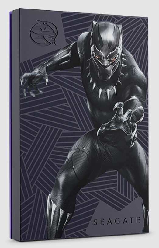 Seagate 2TB Marvel Black Panther USB 3.0 Külső HDD - Mintás