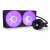 NZXT Kraken Elite 280 RGB CPU Liquid Cooler, 280mm radiator, dual RGB fans, LCD display, purple lighting