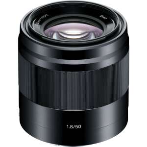 Обектив Sony E 50mm f/1.8 OSS, черен - Обектив на камерата