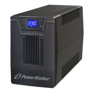 PowerWalker VI 1500 SCL 1500VA / 900W UPS interactiv liniar, negru, vedere din față - Power Walker Surse de alimentare neîntreruptibile UPS
