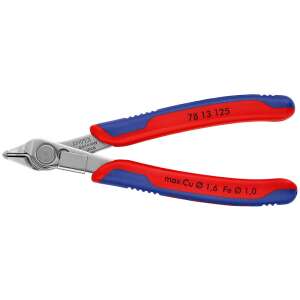 Knipex 78 13 125 Elektronische Super Knips Zange, Präzisions-Draht-Schneidezange für Elektronik und Feinmechanik - Knipex
