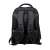 Back view of Port Manhattan 13-14 inch laptop backpack, black, with padded straps and back panel