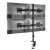 Equip 650159 Quad Monitor Desk Mount, black, for 17-32 inch screens, back view