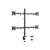 Equip 650159 Quad Monitor Desk Mount, black, for 17-32 inch screens