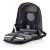 XD Design Bobby Hero Small 13,3" Notebook Backpack - Black, open view with laptop compartment