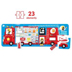 CzuCzu 23-teiliges Feuerwehr-Puzzle, für Kinder ab 2 Jahren - CzuCzu