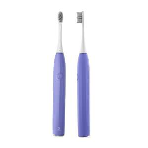 Elektrická zubná kefka Oclean Endurance, fialová, predný a zadný pohľad - Elektrická zubná kefka