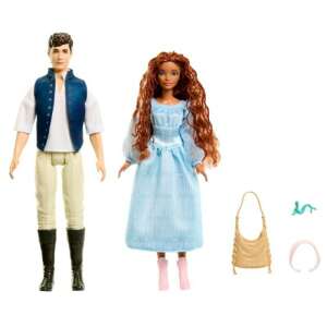 Mattel Disney Die kleine Meerjungfrau Ariel und Erik Puppen Set, inspiriert vom Live-Action-Film - Mattel