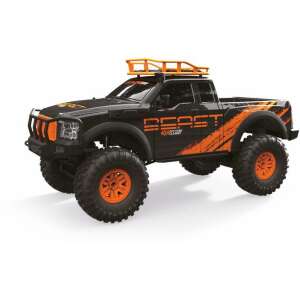 Amewi RC Dirt Beast Pickup Crawler 1:10 méretarányú, fekete és narancssárga, 4WD, LED világítással - Amewi