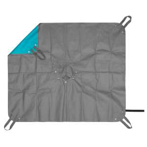 Gardena City Gardening Planting Mat M, grey and blue, unfolded, for potting and repotting plants - Weed barrier fabric