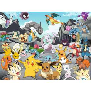Ravensburger Pokémon 1500 piece jigsaw puzzle featuring a variety of Pokémon characters - Puzzle