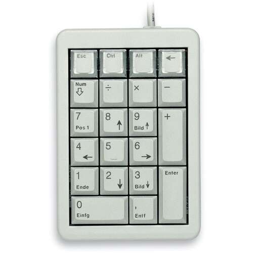 CHERRY Slim Line G84-4700 Numerikus Billentyűzet - Fehér, minden gombbal és elrendezéssel