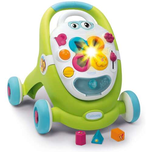 Smoby Cotoons 2in1 Járássegítő és Formaválogató fény- és hangeffekttel #zöld