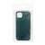 Dark green matte silicone phone case for Samsung Galaxy A54 5G in a clear plastic bag