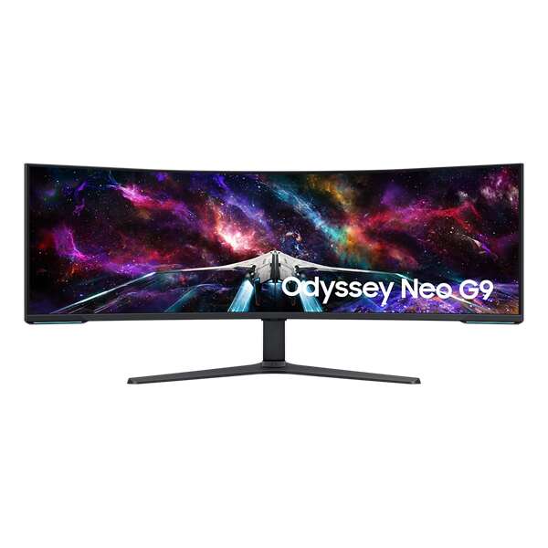 Samsung ívelt gaming 240hz va monitor 57" g95nc, 7680x2160,...