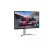 LG 32UQ750P-W 31.5 inch 4K UHD Monitor front view on white background