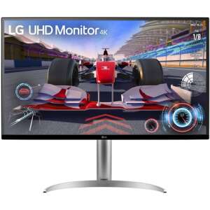 LG 32UQ750P-W 31,5 Zoll 4K UHD Monitor mit USB-C, zeigt Rennwagenspiel - Monitore