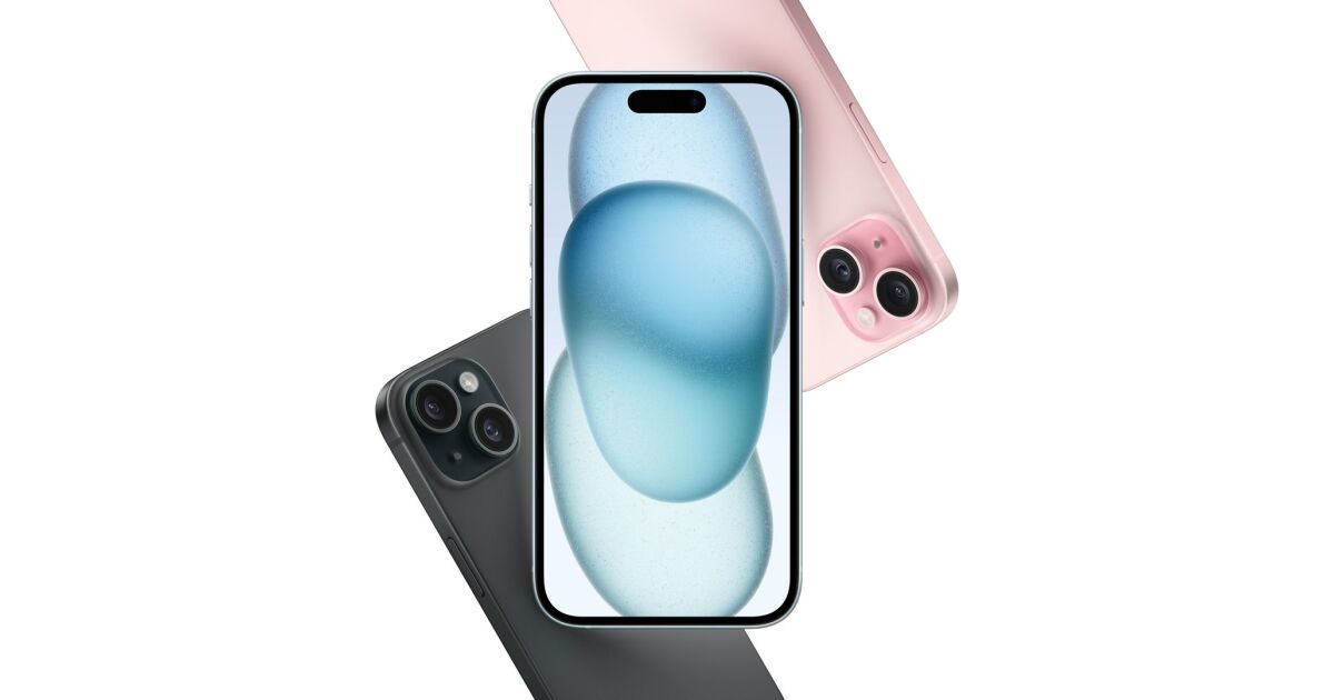Apple iphone 15 256gb black MTP63SX/A | Pepita.com