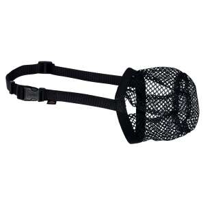 Trixie 17591 fekete poliészter szájkosár kis kutyáknak, XS méret, 18-26cm - Szájkosár