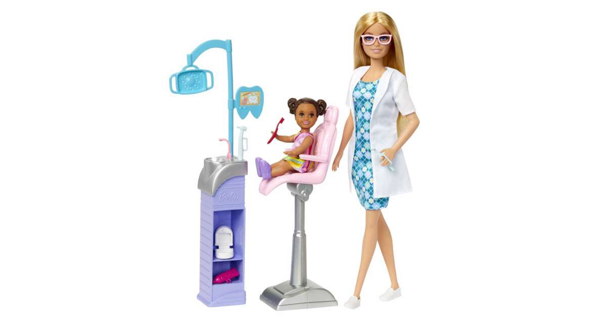 Barbie Career Doll Dentist Toyset Pepita