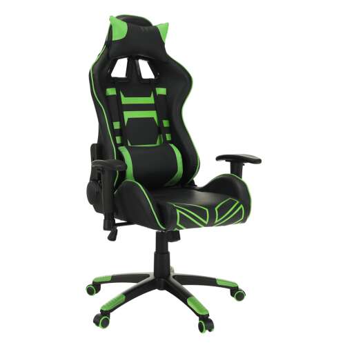Bilgi K130_62 Gamer szék #fekete-zöld 32115473